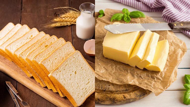 Không kết hợp bánh mì với bơ ảnh hưởng không tốt cho dạ dày
