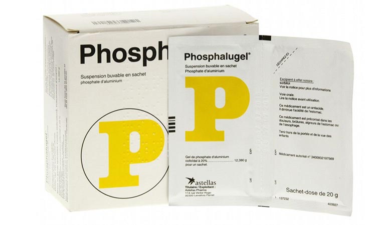 Thuốc chữ P - Phosphalugel sử dụng trong trường hợp ợ nóng, ợ hơi...